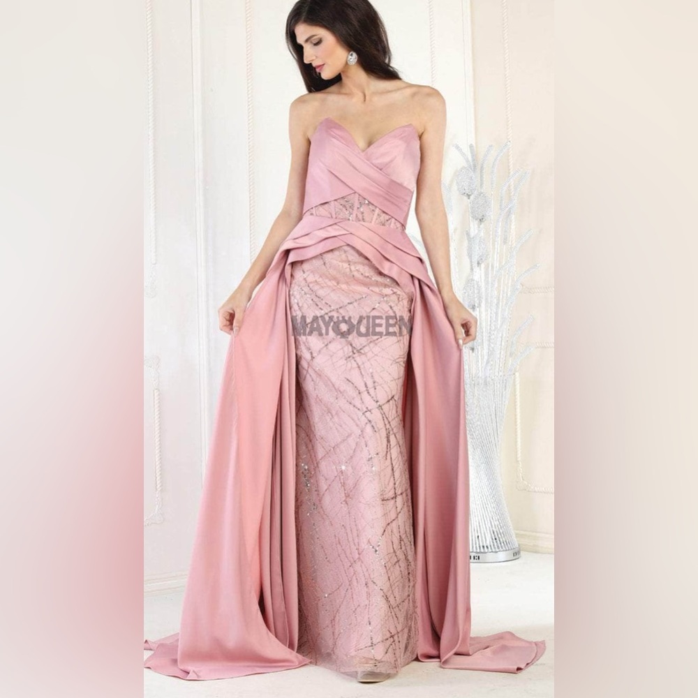 May Queen Blush Pink Prom Dress